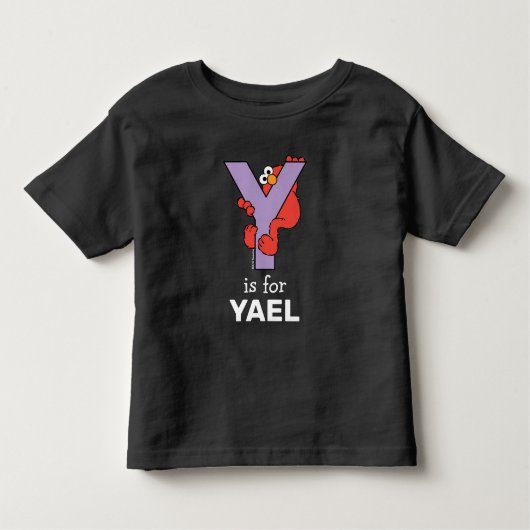 Elmo Alphabet | Y PAARS Kinder Shirts (Voorkant)