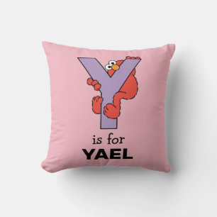 Elmo Alphabet   Y PAARS Kussen