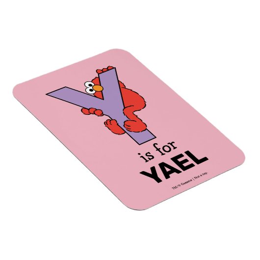 Elmo Alphabet | Y PAARS Magneet (Rechterzijde)