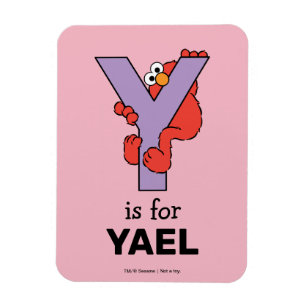 Elmo Alphabet   Y PAARS Magneet