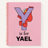 Elmo Alphabet | Y PAARS Notitieboek (Voorkant)