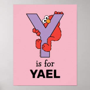 Elmo Alphabet   Y PAARS Poster