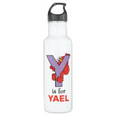 Elmo Alphabet | Y PAARS Waterfles (Voorkant)