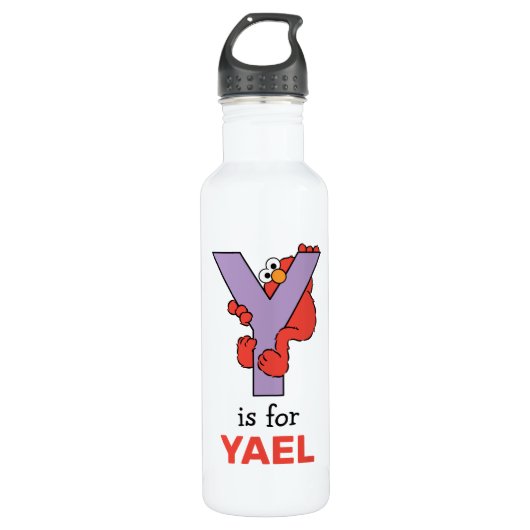 Elmo Alphabet | Y PAARS Waterfles (Voorkant)