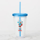 Elmo Alphabet | Y Yacht Acryl Drinkbeker (Voorkant)