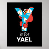Elmo Alphabet | Y Yacht Poster (Voorkant)