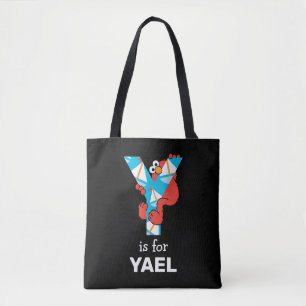Elmo Alphabet   Y Yacht Tote Bag