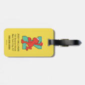 Elmo Alphabet | Z BLAUWGROEN Bagagelabel (Achterkant horizontaal)