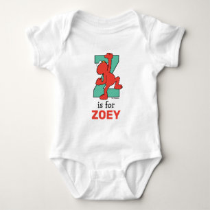 Elmo Alphabet Z BLAUWGROEN Romper