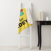 Elmo Alphabet | Z BLAUWGROEN Sherpa Deken (In situ)