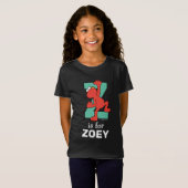 Elmo Alphabet | Z BLAUWGROEN T-shirt (Voorkant volledig)