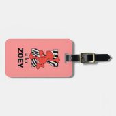 Elmo Alphabet | Z ZEBRA Bagagelabel (Voorkant horizontaal)