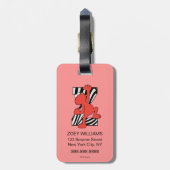 Elmo Alphabet | Z ZEBRA Bagagelabel (Achterkant verticaal)