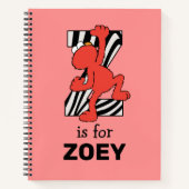 Elmo Alphabet | Z ZEBRA Notitieboek (Voorkant)