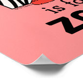 Elmo Alphabet | Z ZEBRA Poster (Hoek)