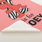 Elmo Alphabet | Z ZEBRA Sherpa Deken (3/4)