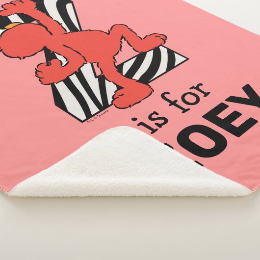 Elmo Alphabet | Z ZEBRA Sherpa Deken (3/4)