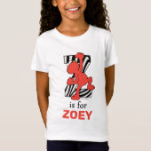 Elmo Alphabet | Z ZEBRA T-shirt (Voorkant)