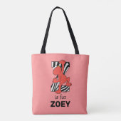 Elmo Alphabet | Z ZEBRA Tote Bag (Achterkant)