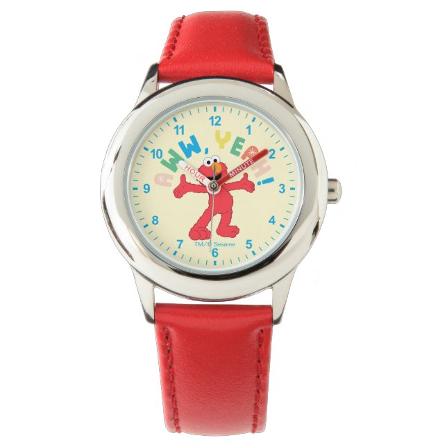 Elmo | Aww, ja! Horloge (Voorkant)