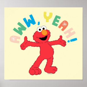 Elmo   Aww, ja! Poster