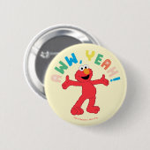 Elmo | Aww, ja! Ronde Button 5,7 Cm (Voorkant /achterkant)