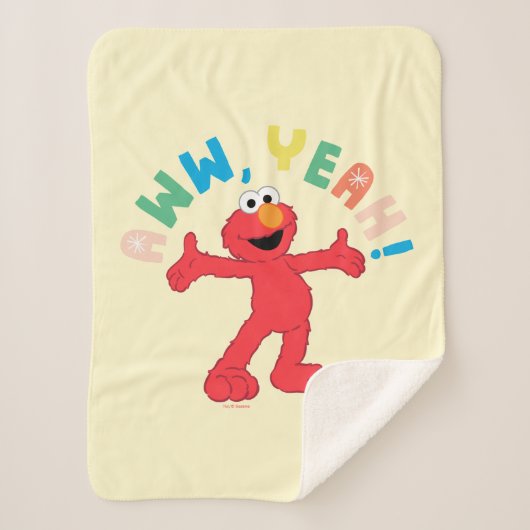 Elmo | Aww, ja! Sherpa Deken (Voorkant)