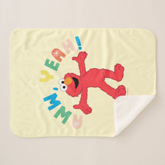 Elmo | Aww, ja! Sherpa Deken (Voorkant (horizontaal))