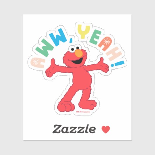 Elmo | Aww, ja! Sticker (Vel)