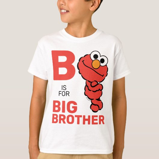 Elmo | B is voor Big Brother T-shirt (Voorkant)