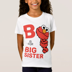 Elmo   B is voor Big Sister T-shirt