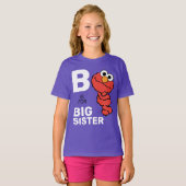 Elmo | B is voor Big Sister T-shirt (Voorkant volledig)