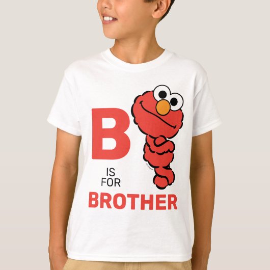 Elmo | B is voor Broeder T-shirt (Voorkant)