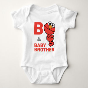 Elmo   B staat voor Baby Broer Romper