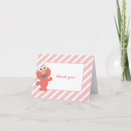 Elmo Baby Shower Bedankt (Voorkant)