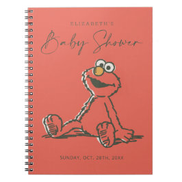 Elmo Baby shower Gast & Cadeaulijst Notitieboek