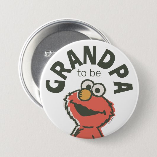  Elmo Baby shower Opa om te zijn Ronde Button 7,6 Cm (Voorkant /achterkant)