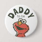  Elmo Baby shower papa om te zijn Ronde Button 7,6 Cm (Voorkant)