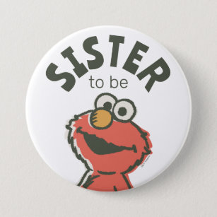  Elmo Baby shower zuster om te zijn Ronde Button 7,6 Cm
