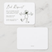 Elmo Baby Verzoek invoegen Plaatskaartje (Voorkant / Achterkant)