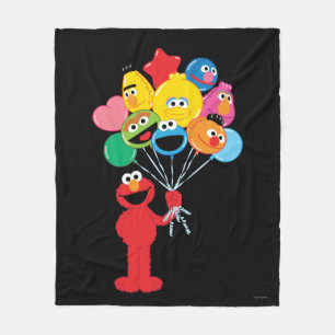 Elmo Balloons Fleece Deken