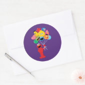 Elmo Balloons Ronde Sticker (Envelop)