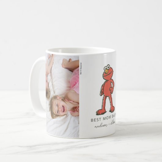  Elmo | Beste mam - Foto Koffiemok (Voorkant links)