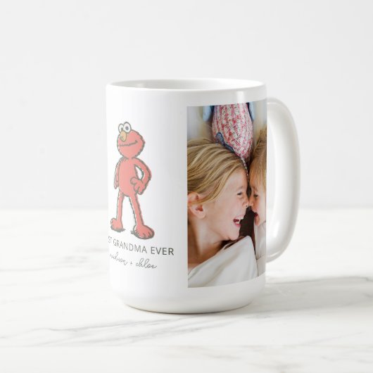 Elmo | Beste oma - Foto Koffiemok (Voorkant rechts)
