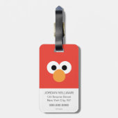 Elmo Big Face Bagagelabel (Achterkant verticaal)
