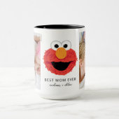 Elmo Big Face | Beste mam - Foto Mok (Midden)