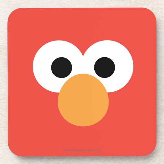 Elmo Big Face Bier Onderzetter (Voorkant)