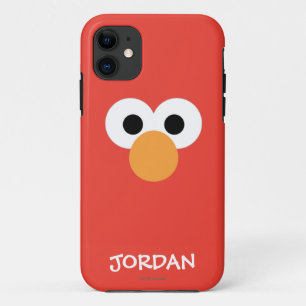 Elmo Big Face Jouw namen toevoegen iPhone 11 Hoesje