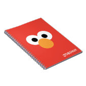 Elmo Big Face | Jouw namen toevoegen Notitieboek (Rechterzijde)