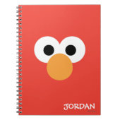 Elmo Big Face | Jouw namen toevoegen Notitieboek (Voorkant)